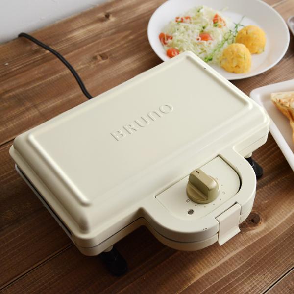BRUNO ホットサンドメーカー ダブル／ブルーノ【送料無料 ...