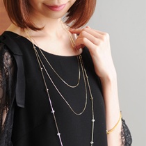 Jewel　Casket　ビジューロングネックレス