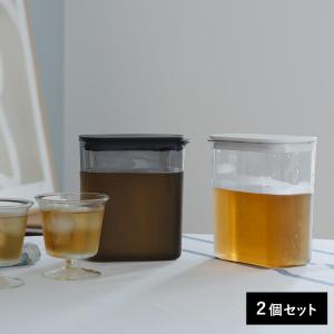 マーナ ウォーターピッチャー 1.0L／MARNA 麦茶ポット 水出しコーヒーポット 2個セット【送料無料】