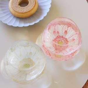 ガーベラの花咲く ゆらゆらグラス フルリール【プチギフト】
