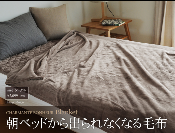朝ベッドから出られなくなる毛布