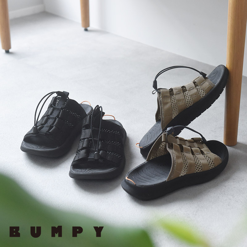 足裏喜ぶ履き心地 軽くて持ち歩きもしやすい BUMPY PACKABLE リカバリーサンダル/バンピー