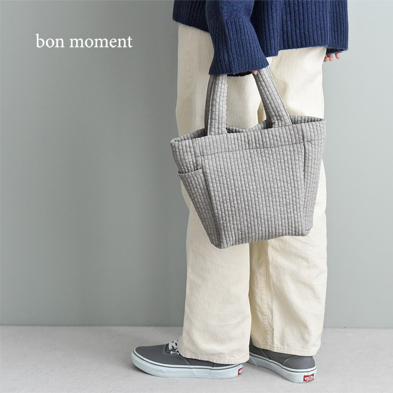 bom moment 使い勝手の良い ヌビ風 ミニバッグ/ボンモマン
