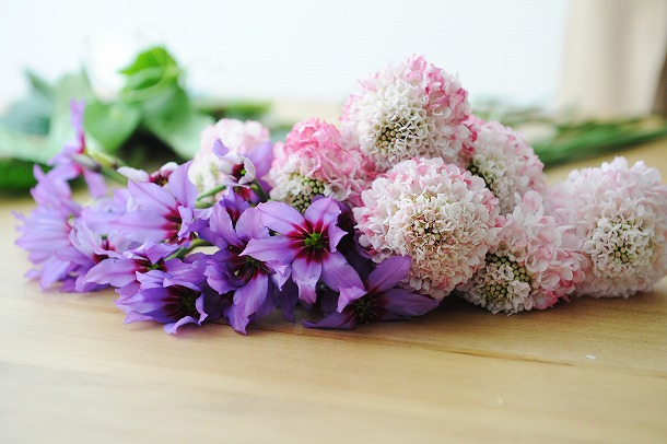 【フラワーデザイナー石井千花さんに聞く、お花のお手入れと飾り方のコツ・2】　お花ってどう組み合わせればいいの？