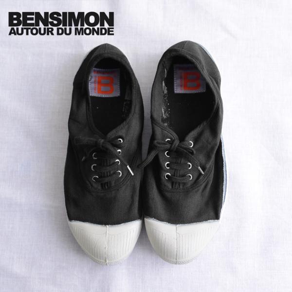 ベンシモン キャンバススニーカー 紐あり Tennis Lacets Femme Bensimon 30 Off アンジェ Web Shop 本店