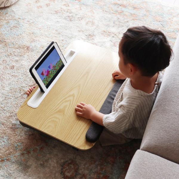ユートリム 広々ひざ上デスク タブレットスタンド 裏面クッション アームレスト付 どこでもデスク Utlim アンジェ Web Shop 本店