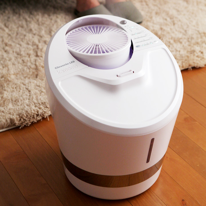 kamome クレベリンLED搭載ハイブリット式加湿器