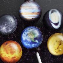 飴玉の中の小さな宇宙 惑星キャンディ 天体 地球 太陽 惑星 宇宙／I Want Candy