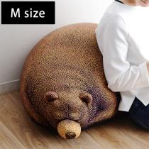 【10/4雑貨追加】スリーピング　グリズリーベア　クッション　Ｍ／Sleeping　Grizzly　Cub　beanbag（60％OFF）【送料無料】