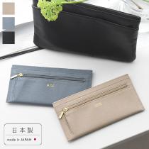 【●】【アンジェ別注】 日本製 山羊革 超薄型財布 2WAYポケットウォレット INTRODUCTION【送料無料】