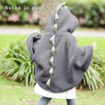 kukka ja puu キッズ もこもこ ボアポンチョ／クッカヤプー（50％OFF）