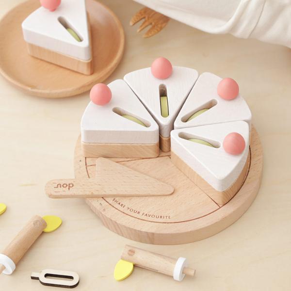 木のケーキ 木製玩具 make s wish／dou【送料無料】