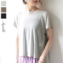 【2000円均一】ドライタッチ　シアーテレコトップス／アグレアーブル Agreable（66％OFF）