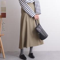 【3000円均一】美ライン セミフレアスカート／アグレアーブル Agreable【MADE IN JAPAN】（56％OFF）