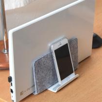 ユートリム フェルトカバー付 パソコンスタンド／タブレットスタンド／utlim