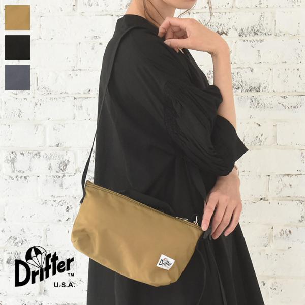【5/29～5/30 服の日対象商品】ドリフター 軽量ミニショルダーバッグ アンジェ別注カラー UTILITY PACK DFV1740／Drifter