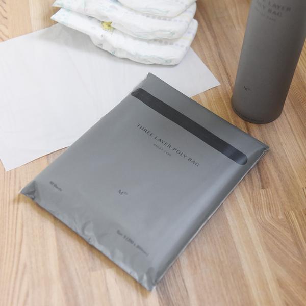 おむつが臭わない 防臭袋 消臭 詰め替え用 90枚入り／THREE LAYER POLY BAG 防災