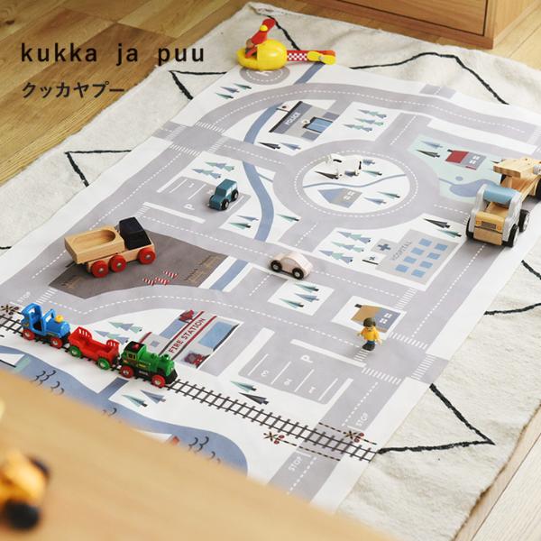 kukka ja puu 持ち歩ける ロードマップ プレイシート 巾着袋付き／クッカヤプー【送料無料】
