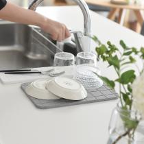 溶岩石から作られた ラバストーン ドライボード 水切りマット