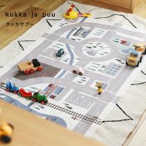 持ち歩ける ロードマップ プレイシート 巾着袋付き／kukka ja puu クッカヤプー【送料無料】