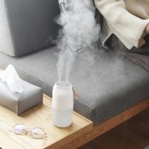 加湿器 卓上 超音波 バッテリー式ダブルミスト 加湿器 MILCH