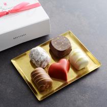 ベルギーの老舗ショコラティエが作るチョコレートセレクション 5個入り／BRUYERRE ブリュイエール（30％OFF）