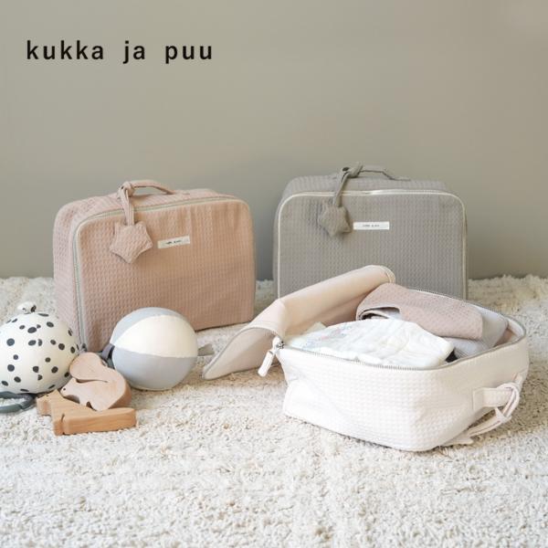 kukka ja puu 星のカシャカシャ付き ワッフル素材 おむつポーチ／クッカヤプー