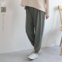 サラサラタッチ ヨガもできる ウエストタック ジョガーパンツ／kauliina カウリーナ