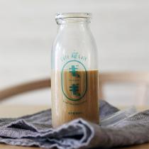 珈琲牛乳の素 ギュギュ専用 牛乳瓶