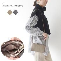 bon moment  本革 お財布として使える 多収納サコッシュ ミニショルダーバッグ／ボンモマン【送料無料】