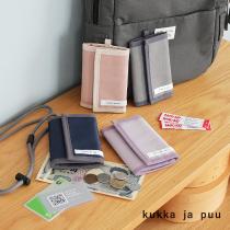 kukka ja puu コンパクトに持てる キッズウォレット 三つ折り財布 パスケース コインケース／クッカヤプー