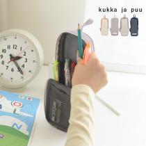 kukka ja puu ペン立てみたいに縦置きできる ペンケース 大容量 縦型 筆箱／クッカヤプー／クッカヤプー