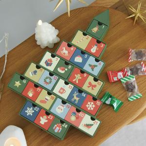 クリスマス ペーパーボックスカレンダー ツリー アドベント