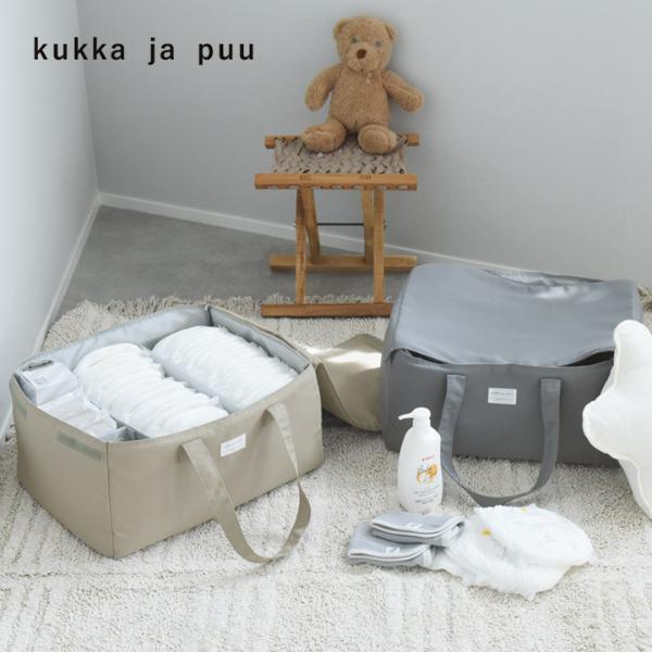 kukka ja puu パッケージのまま入る おむつストッカー フタ付き／クッカヤプー