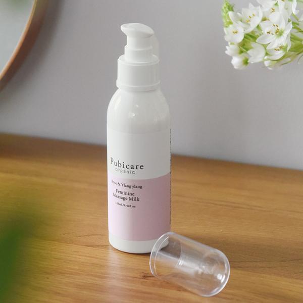 Pubicare organic フェミニン マッサージミルク ＜ローズ＆イランイラン＞
