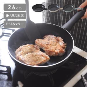 CHEFLY フライパン 6層コーティング IH 26cm シルバー CHEFLY フライパン 26cm ガス火 IH対応 メチャメチャ 6層