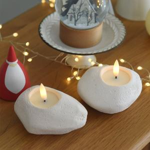 クリスマス LEDライト キャンドル ストーンレット
