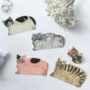 松尾ミユキ 猫モチーフ コーム／Matsuo Miyuki