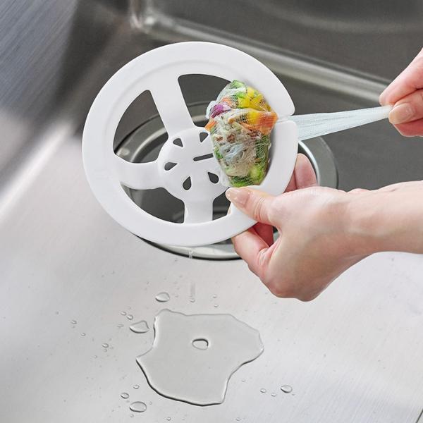 しぼれる排水口ネットホルダー UKIUKI