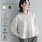 デイリーに活躍 イージーケア ダブルポケットスキッパーブラウス UVカット 接触冷感 洗濯機洗いOK／kauliina カウリーナ 【送料無料】