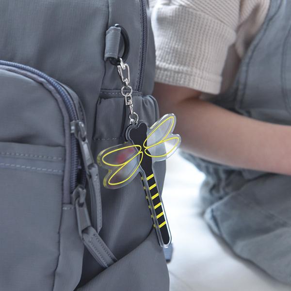 しましま虫除けキーホルダー トンボ