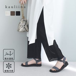 涼しく快適レイヤード レース切替パンツ／kauliina カウリーナ【送料無料】