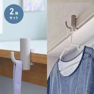 hook はさんでつけるシングルフック　２個組