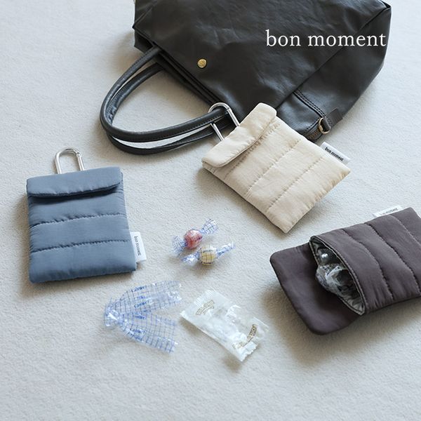 bon moment ちょこっと捨てが叶う ポーチ見え 携帯ゴミ箱／ボンモマン