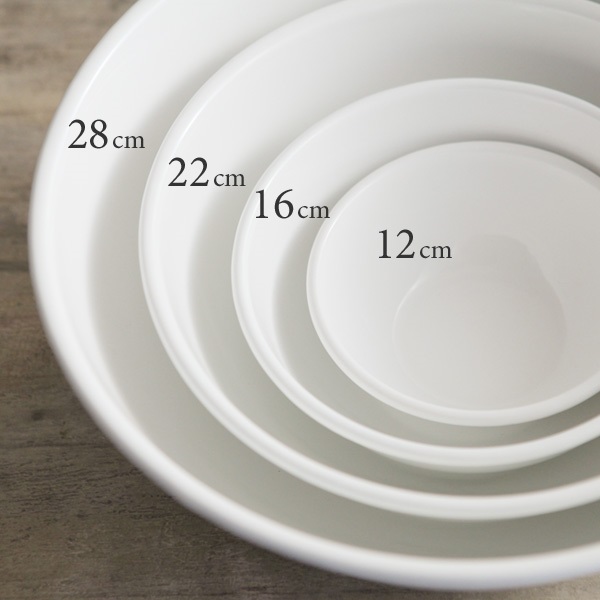 野田琺瑯 ボール 全白 28cm アンジェ Web Shop 本店 野田琺瑯 ボール 全白 28cm アンジェ Web Shop 本店