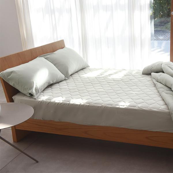 Bon Moment ドライコットン ボックスシーツ型 敷きパッド シングル 綿100 ボンモマン アンジェ Web Shop 本店