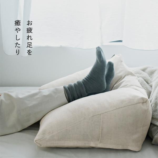 bon moment 背もたれになる 掛け布団収納ケース トライアングル型／ボンモマン ｜ アンジェ web shop（本店）