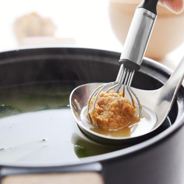 ののじ マルチワイヤースプーン 味噌 マドラー みそ ホイッパー