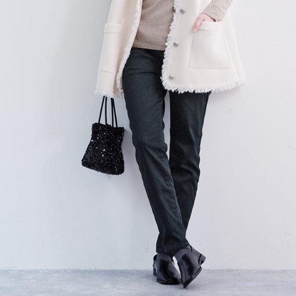 あったか 裏パウダー起毛 ストレッチ パンツ【送料無料】