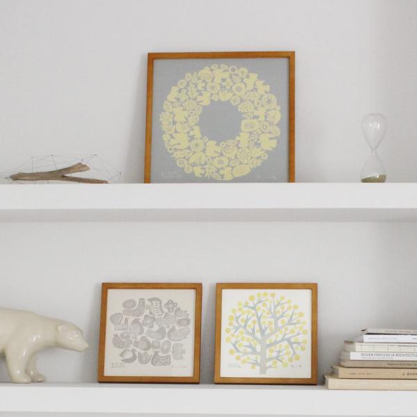 BIRDS' WORDS│SILK SCREEN 30 [WREATH] （シルクスクリーンのみ） - BIRDS' WORDS(バーズワーズ) |  キナリノモール